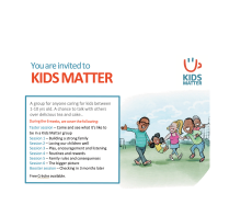 Kids Matter charity flyer